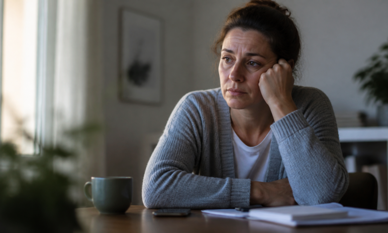 Seriöses Beitragsbild zu gemischten Angst- und depressiven Symptomen