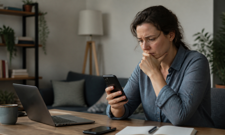 Seriöses Beitragsbild zur Angst vor dem Telefonieren